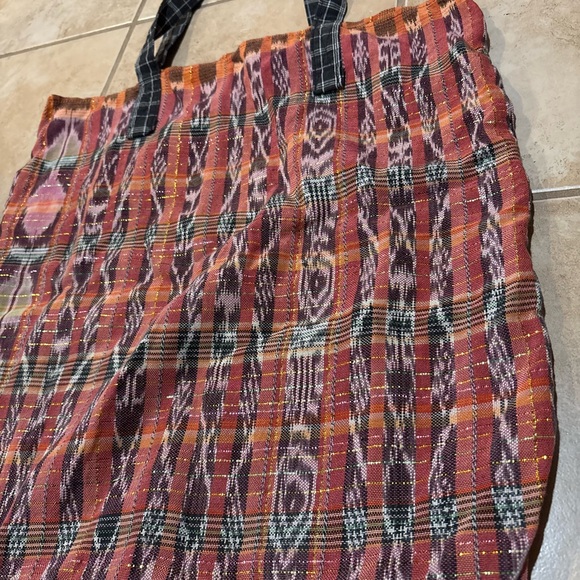 Colorful Patterned Tote Bag - Picture 2 of 7